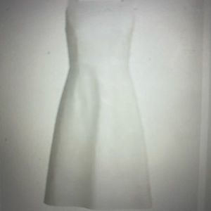 J Crew Squareneck A Line dress in stretch linen blend (ONLY WHITE AVAILABLE)